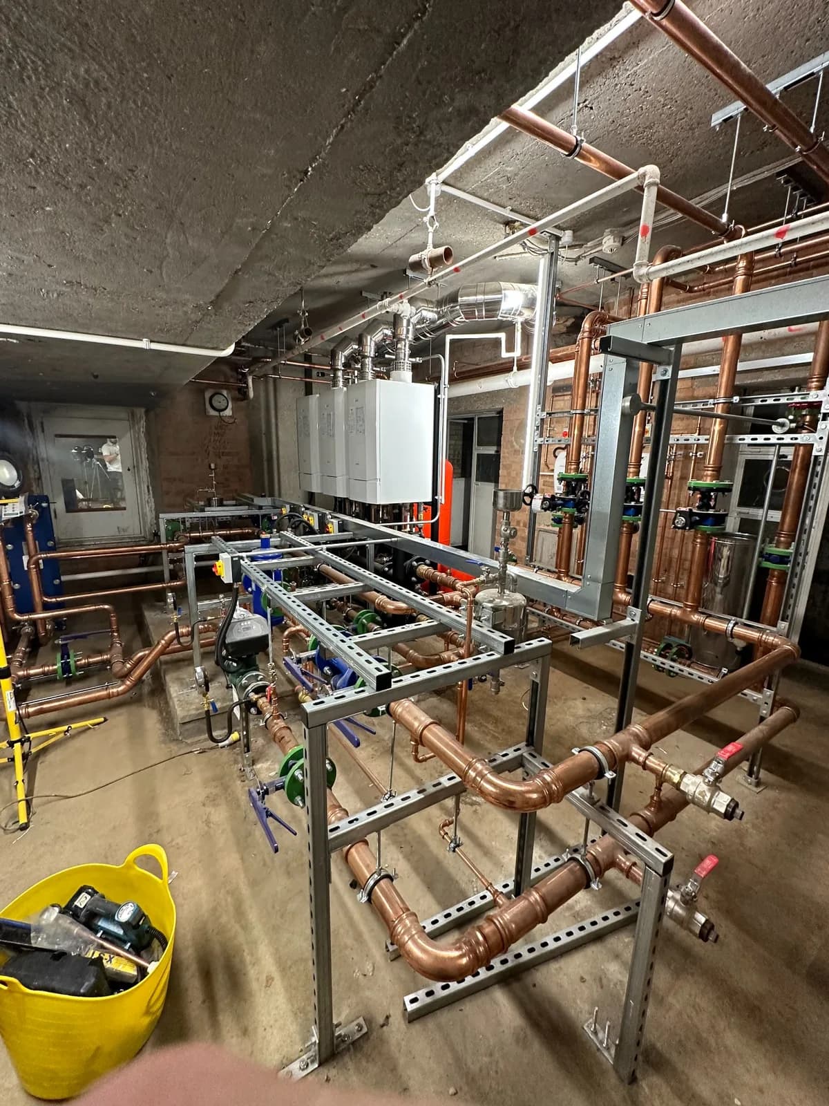 Commercial church plant-room installation, project photograph 8 of 8