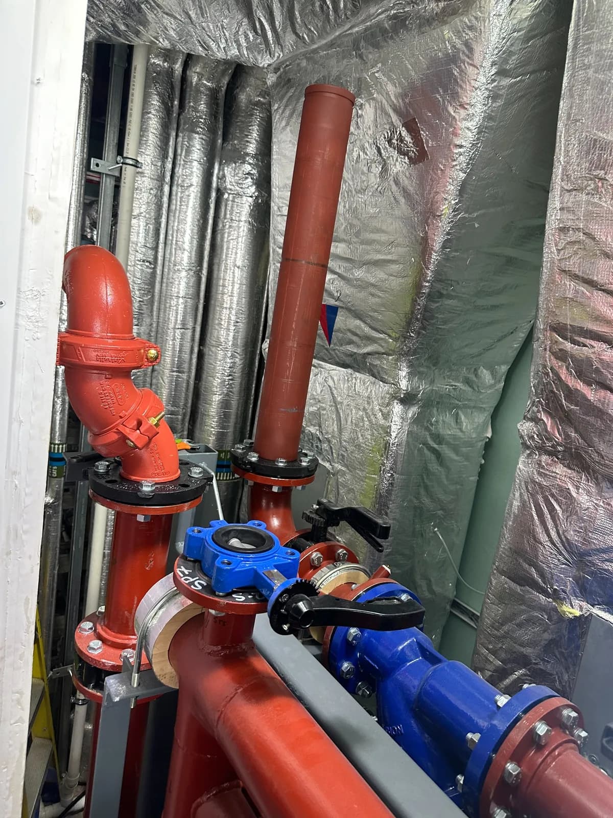 Victaulic pipework installation to a new skid, project photograph 3 of 7