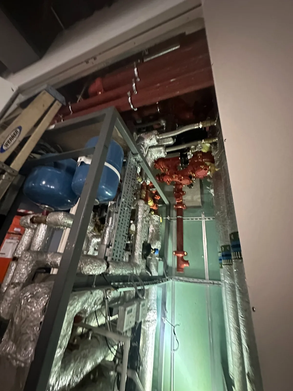 Victaulic pipework installation to a new skid, project photograph 6 of 7