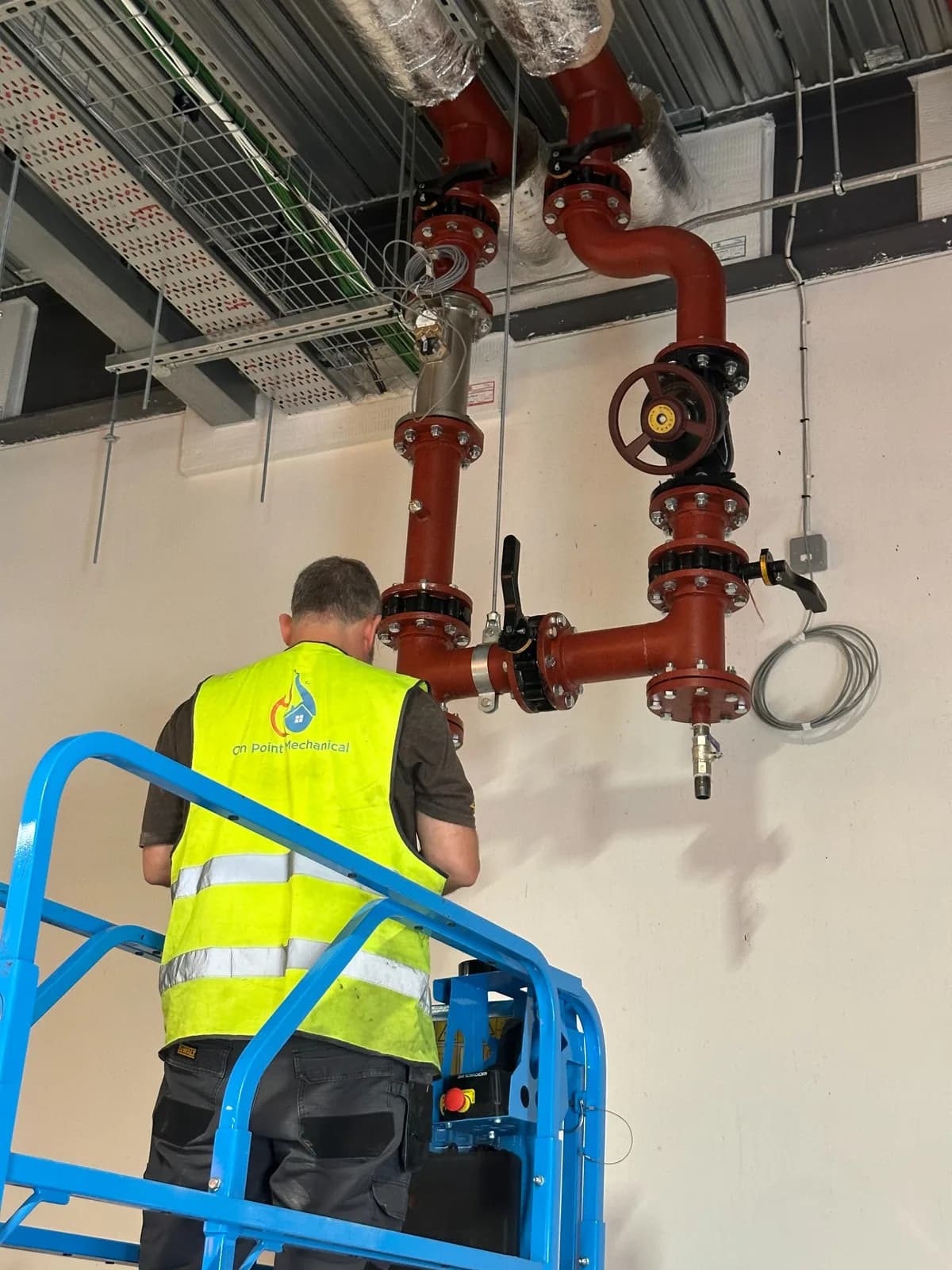 Six-inch pipework alterations, project photograph 2 of 4