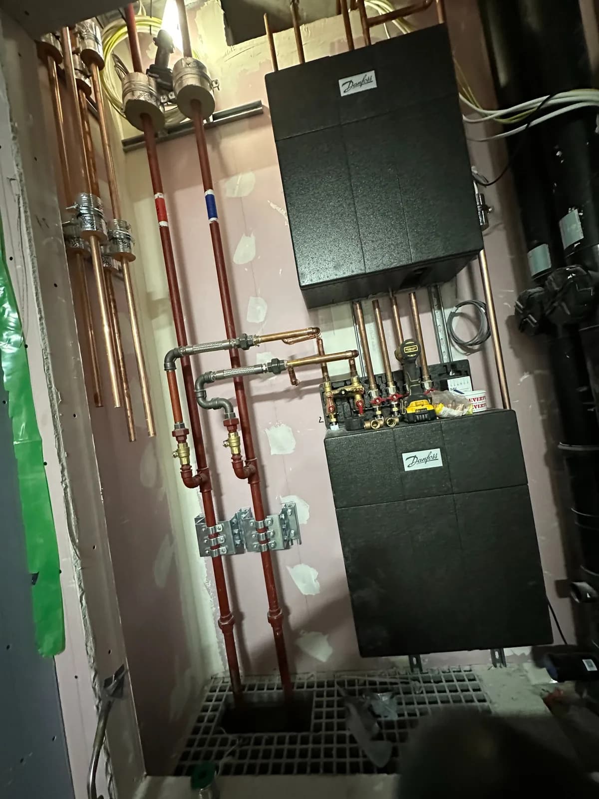 Heat-interface unit installation, project photograph 2 of 3