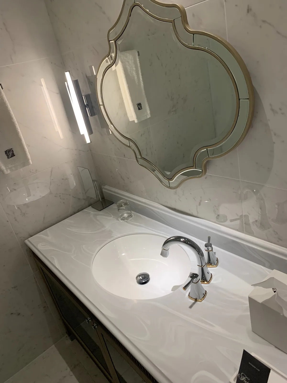 Luxury hotel bathroom installation, project photograph 5 of 5