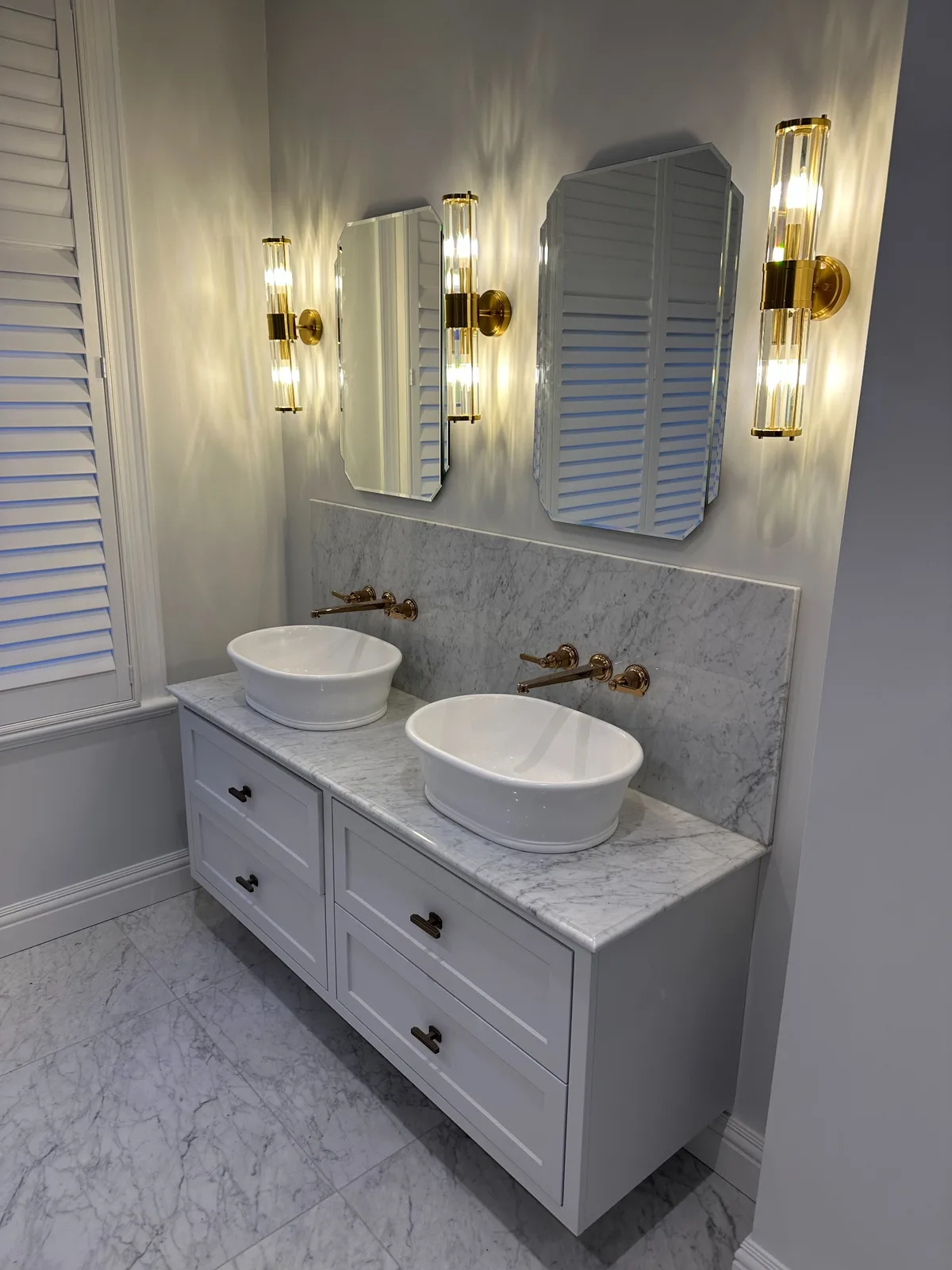 Luxury bathroom remodel, project photograph 4 of 6